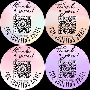 60 Customizable Thank You Stickers‎
